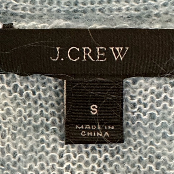 Jcrew Mohair V neck Cardigan Sweater Light Blue - Picture 5 of 7